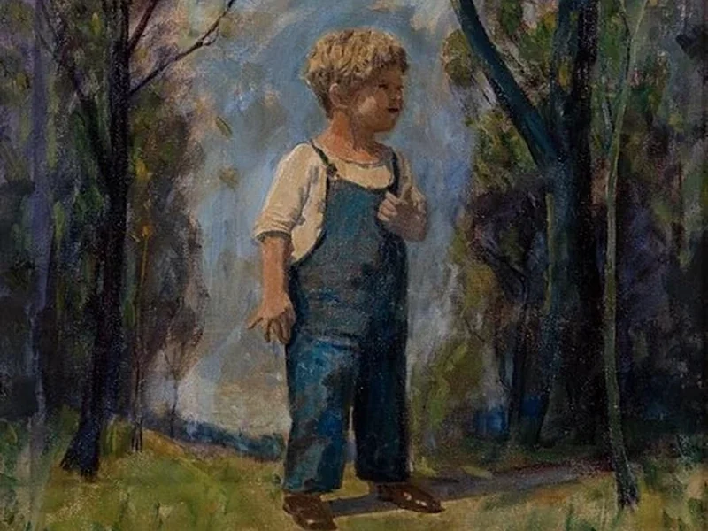 1883-Roland Thomas - Ragazzo in blu, 1929